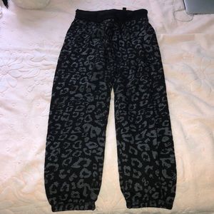 Cheetah sweatpants